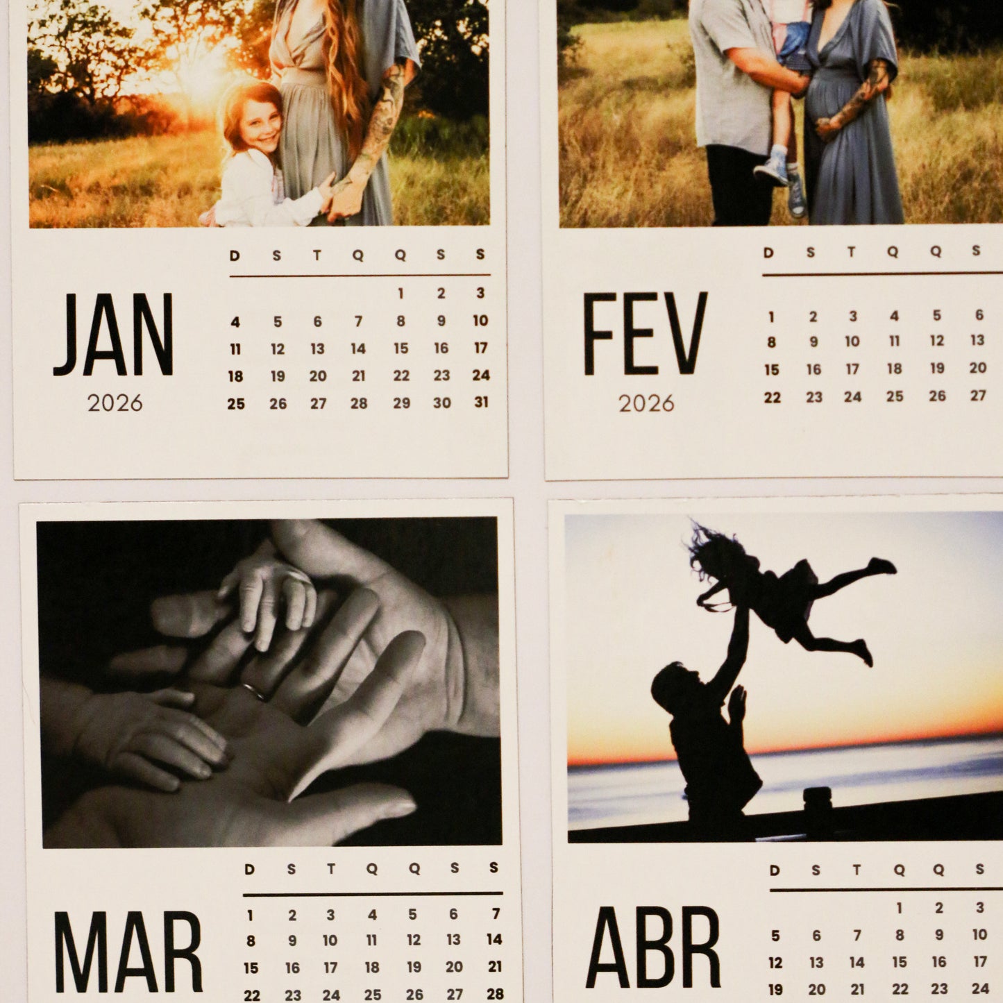 Calendário Fotográfico em Íman