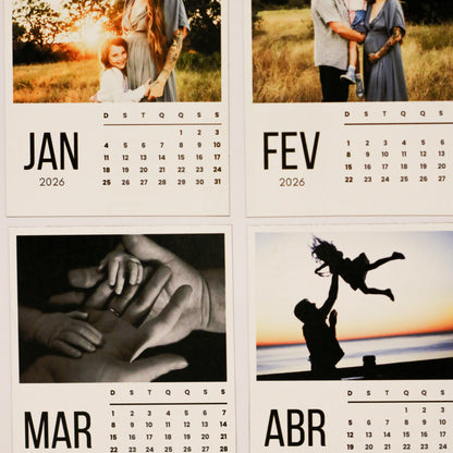 Calendário Fotográfico em Íman